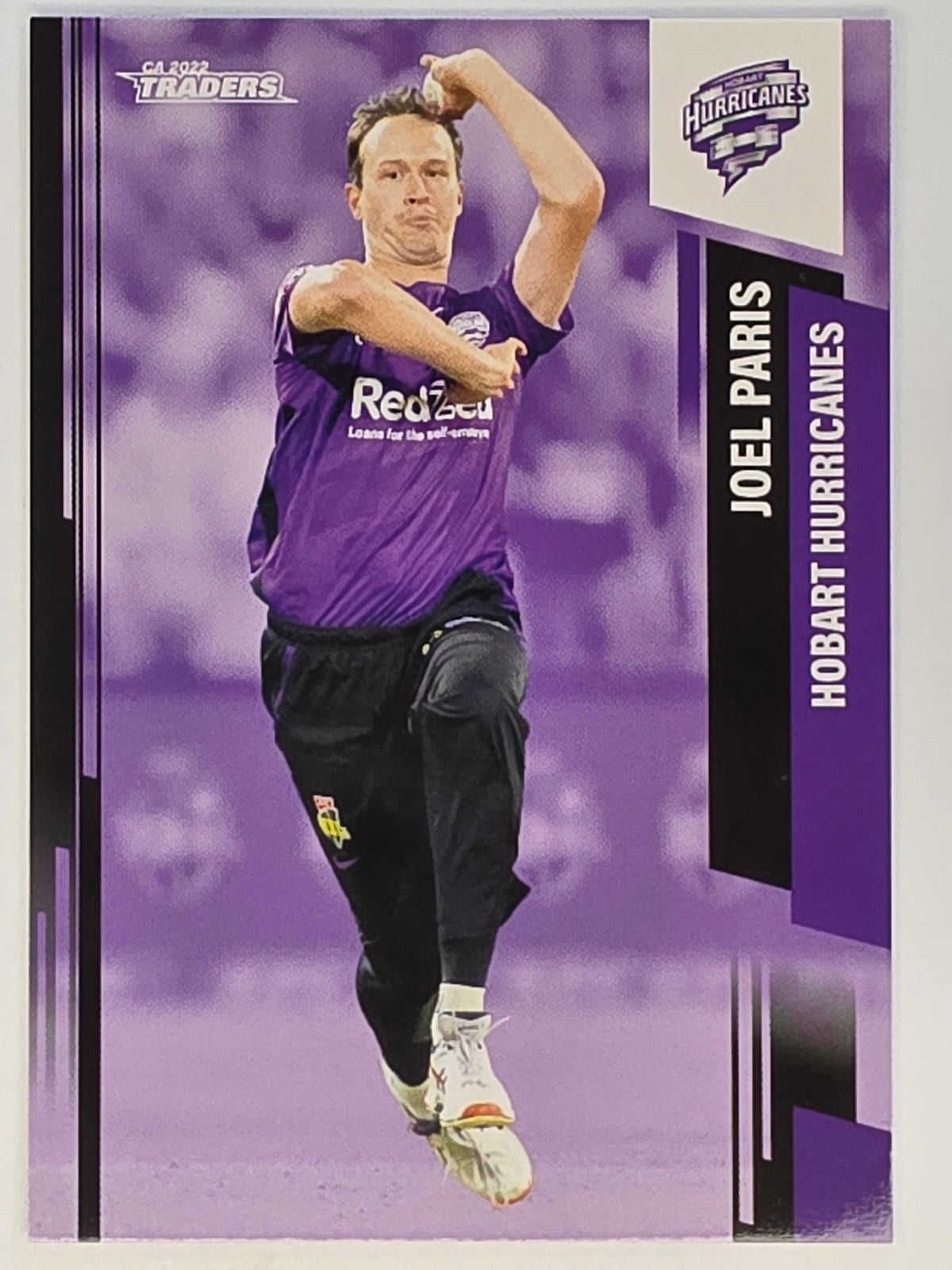 2022-23 Cricket Traders | #087 Joel Paris | Hobart Hurricanes BBL