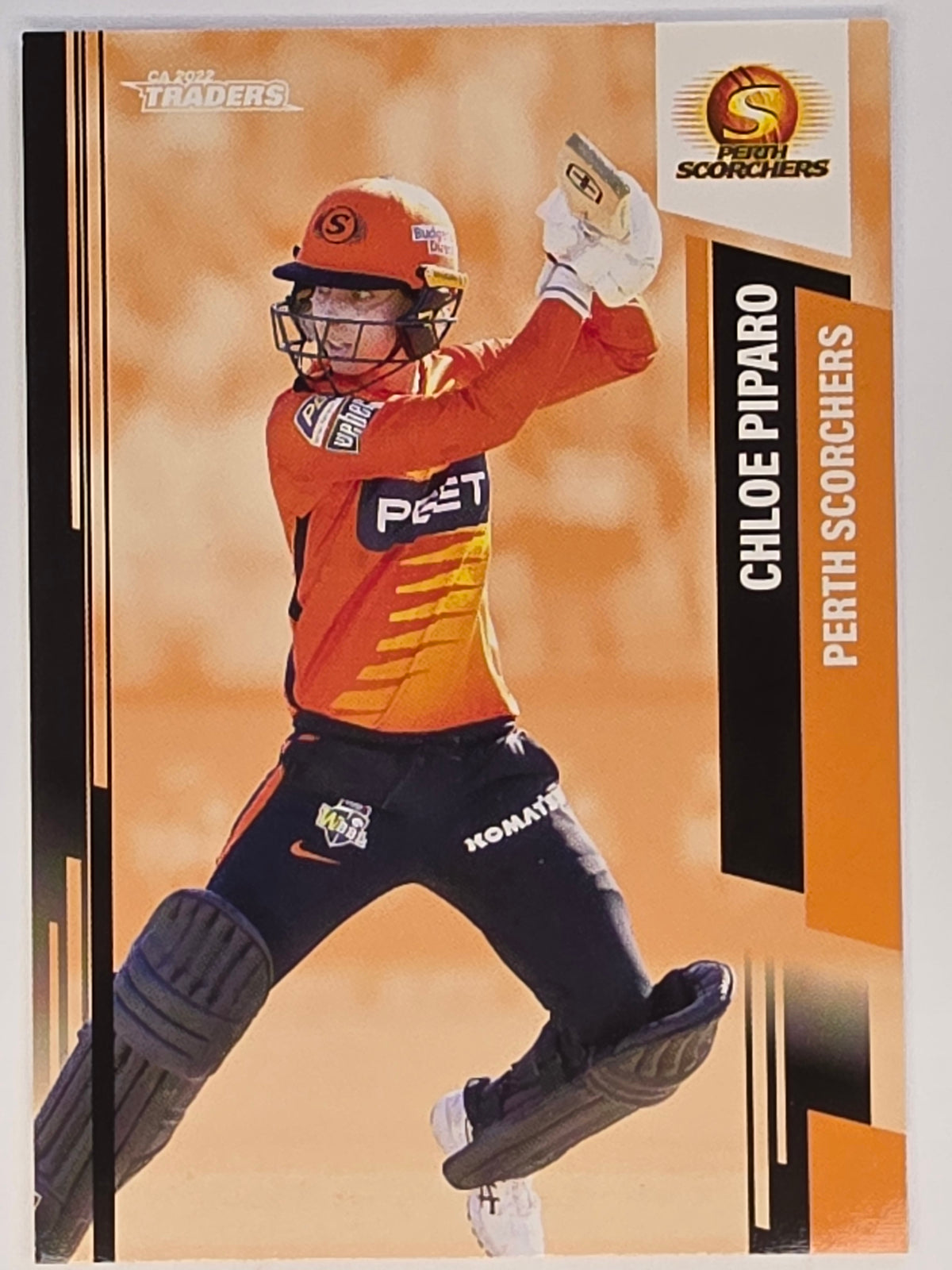 2022-23 Cricket Traders | #129 Chloe Piparo | Perth Scorchers WBBL
