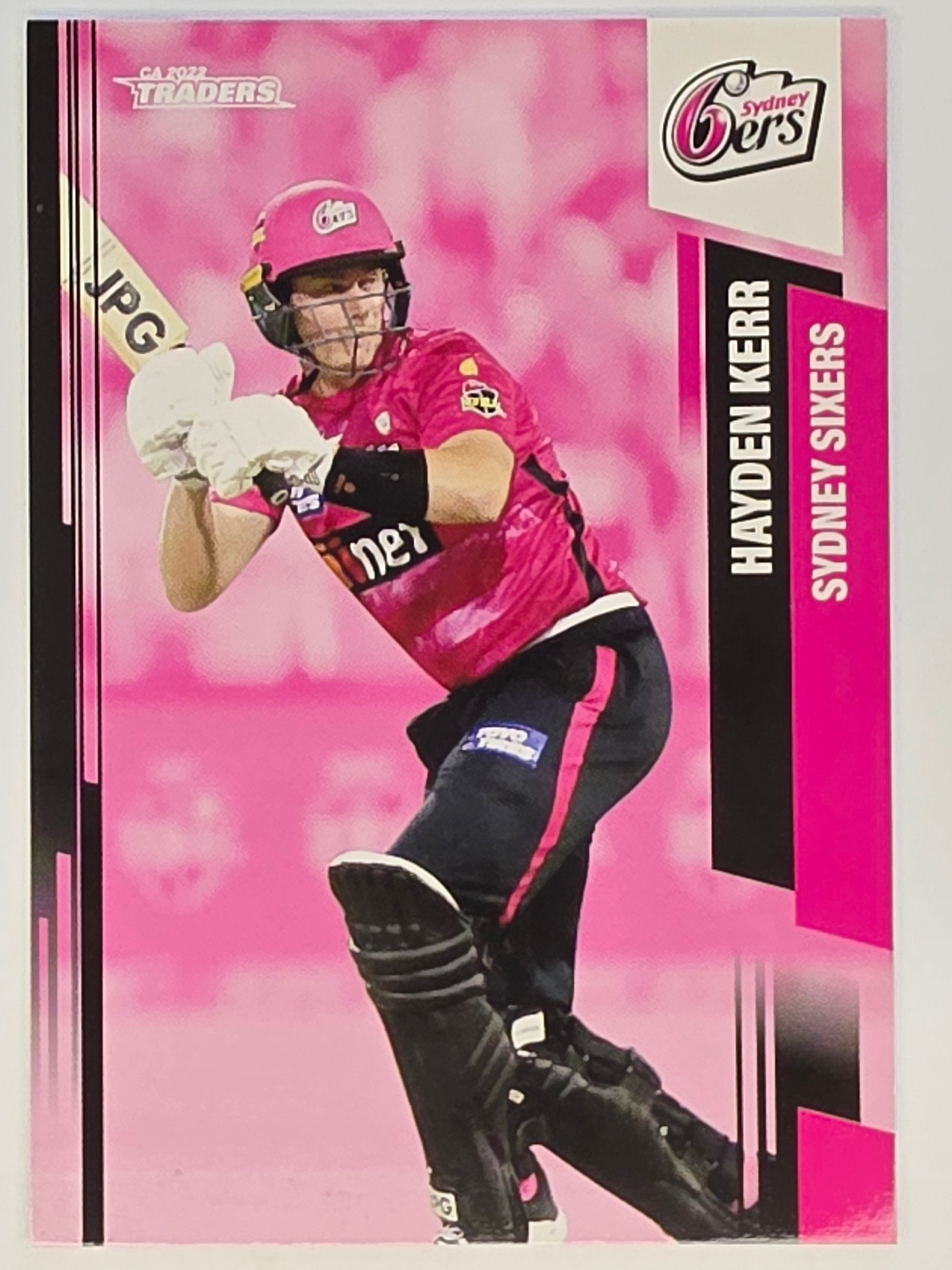 2022-23 Cricket Traders | #135 Hayden Kerr | Sydney Sixers BBL
