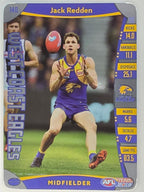AFL 2019 TeamCoach Silver Parallel #140 Jack Redden West Coast Eagles
