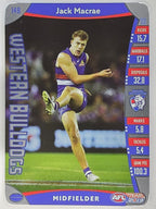 AFL 2019 TeamCoach Silver Parallel #148 Jackson Macrae Western Bulldogs