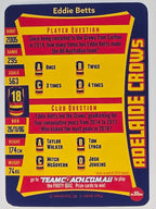 AFL 2019 TeamCoach Silver Parallel #149 Eddie Betts Adelaide Crows