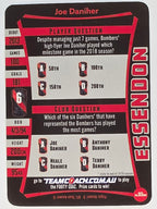 AFL 2019 TeamCoach Silver Parallel #164 Joe Daniher Essendon Bombers