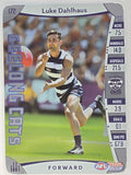 AFL 2019 TeamCoach Silver Parallel #172 Luke Dahlhaus Geelong Cats