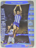 AFL 2019 TeamCoach Silver Parallel #191 Mason Wood North Melbourne Kangaroos