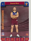 AFL 2023 TeamCoach Silver Parallel #005 Daniel Rich Brisbane Lions