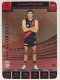 AFL 2023 TeamCoach Silver Parallel #015 Andrew McGrath Essendon Bombers
