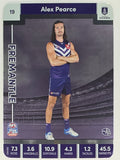 AFL 2023 TeamCoach Silver Parallel #019 Alex Pearce Fremantle Dockers