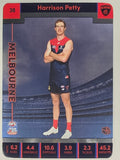 AFL 2023 TeamCoach Silver Parallel #038 Harrison Petty Melbourne Demons