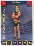 AFL 2023 TeamCoach Silver Parallel #067 Ben Keays Adelaide Crows