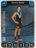 AFL 2023 TeamCoach Silver Parallel #119 Connor Rozee Port Adelaide Power