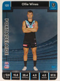 AFL 2023 TeamCoach Silver Parallel #120 Ollie Wines Port Adelaide Power
