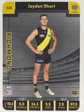 AFL 2023 TeamCoach Silver Parallel #124 Jayden Short Richmond Tigers