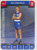 AFL 2023 TeamCoach Silver Parallel #139 Tom Liberatore Western Bulldogs