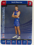AFL 2023 TeamCoach Silver Parallel #140 Jack Macrae Western Bulldogs