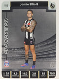AFL 2023 TeamCoach Silver Parallel #156 Jamie Elliott Collingwood Magpies