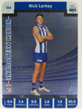 AFL 2023 TeamCoach Silver Parallel #184 Nick Larkey North Melbourne Kangaroos