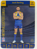 AFL 2023 TeamCoach Silver Parallel #202 Jack Darling West Coast Eagles