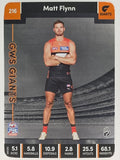 AFL 2023 TeamCoach Silver Parallel #216 Matt Flynn Greater Western Sydney Giants