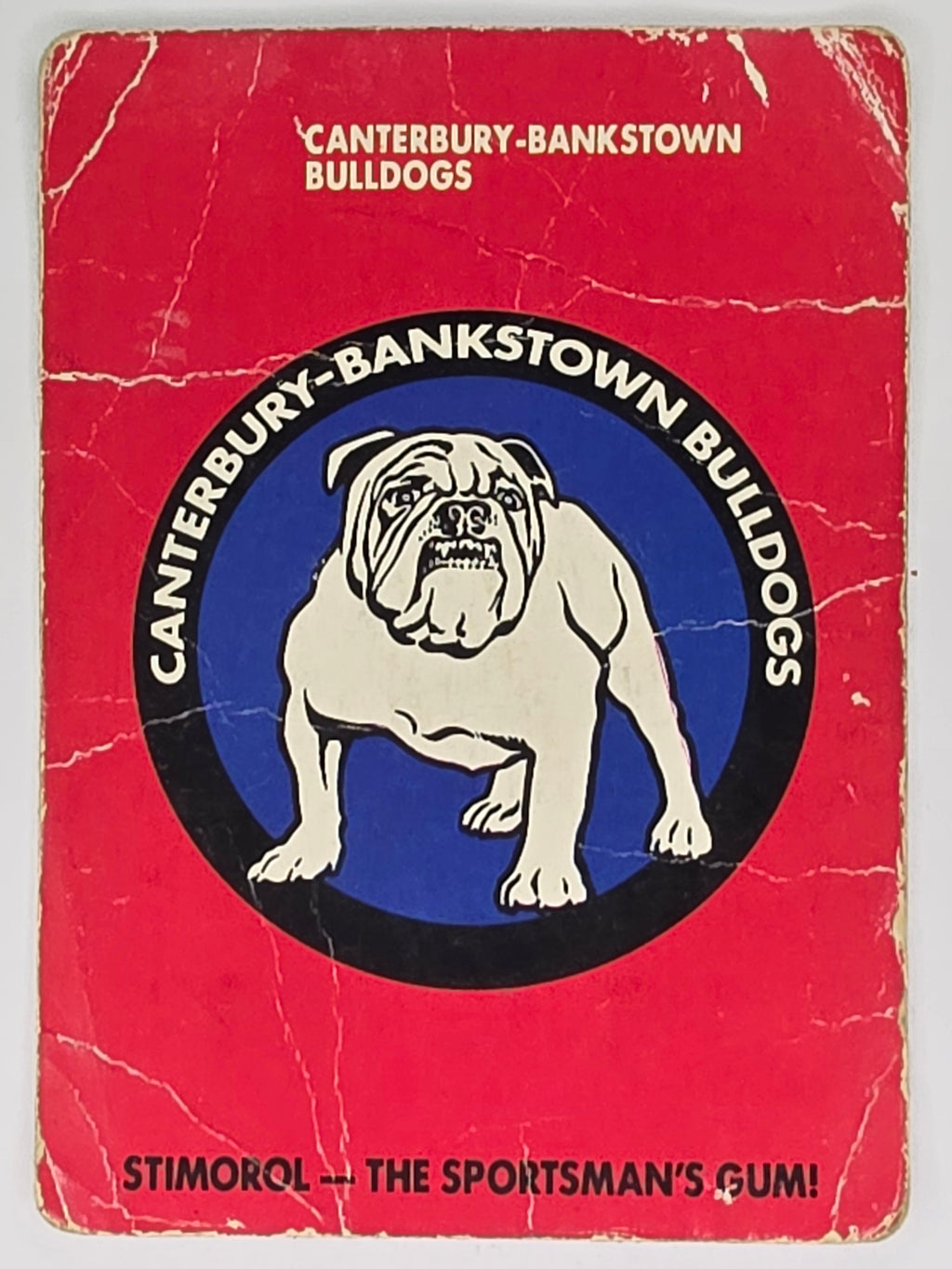 NRL 1989 Scanlens | #1 Canterbury Bulldogs Logo
