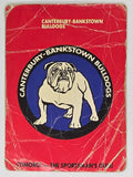 NRL 1989 Scanlens | #1 Canterbury Bulldogs Logo (a)