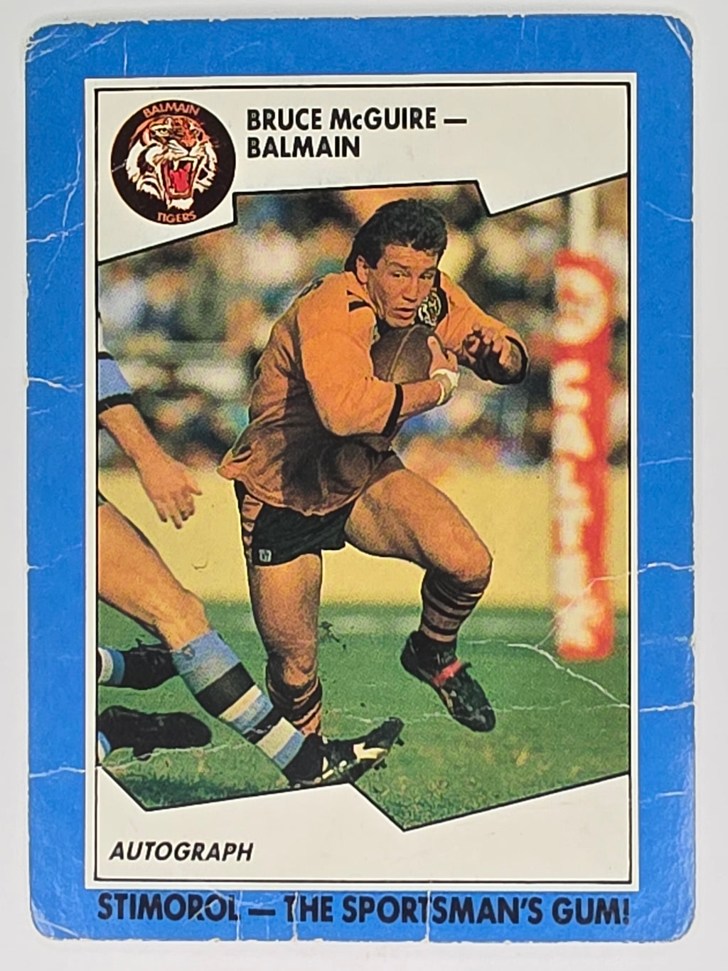 NRL 1989 Scanlens | #16 Bruce McGuire | Balmain Tigers
