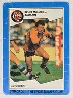 NRL 1989 Scanlens | #16 Bruce McGuire | Balmain Tigers