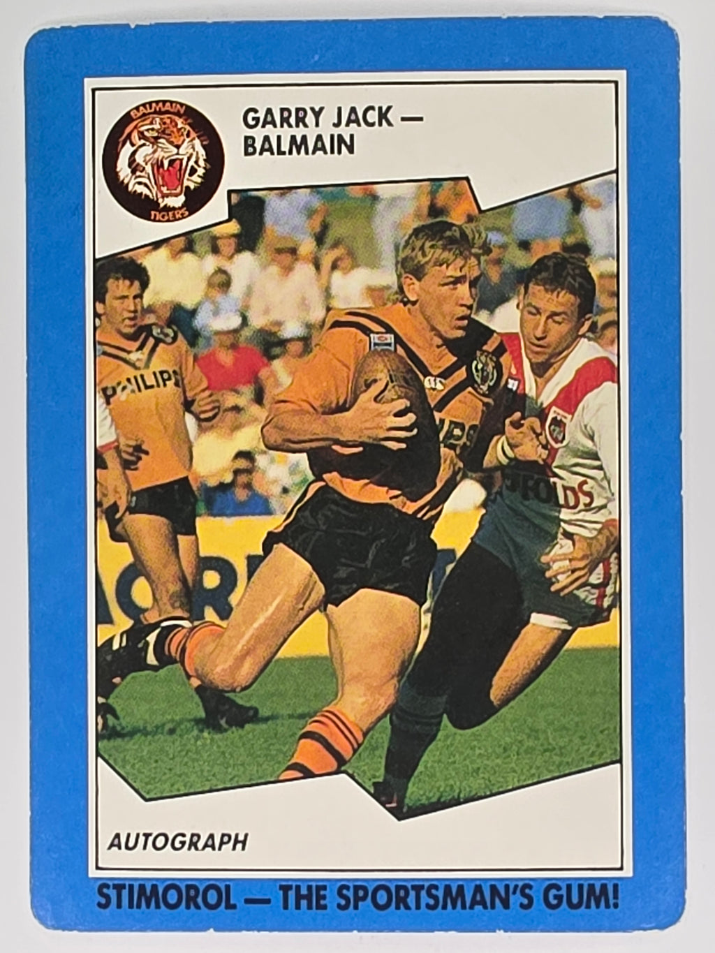 NRL 1989 Scanlens | #19 Garry Jack | Balmain Tigers