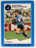 NRL 1989 Scanlens | #25 Allan Wilson | Cronulla Sharks