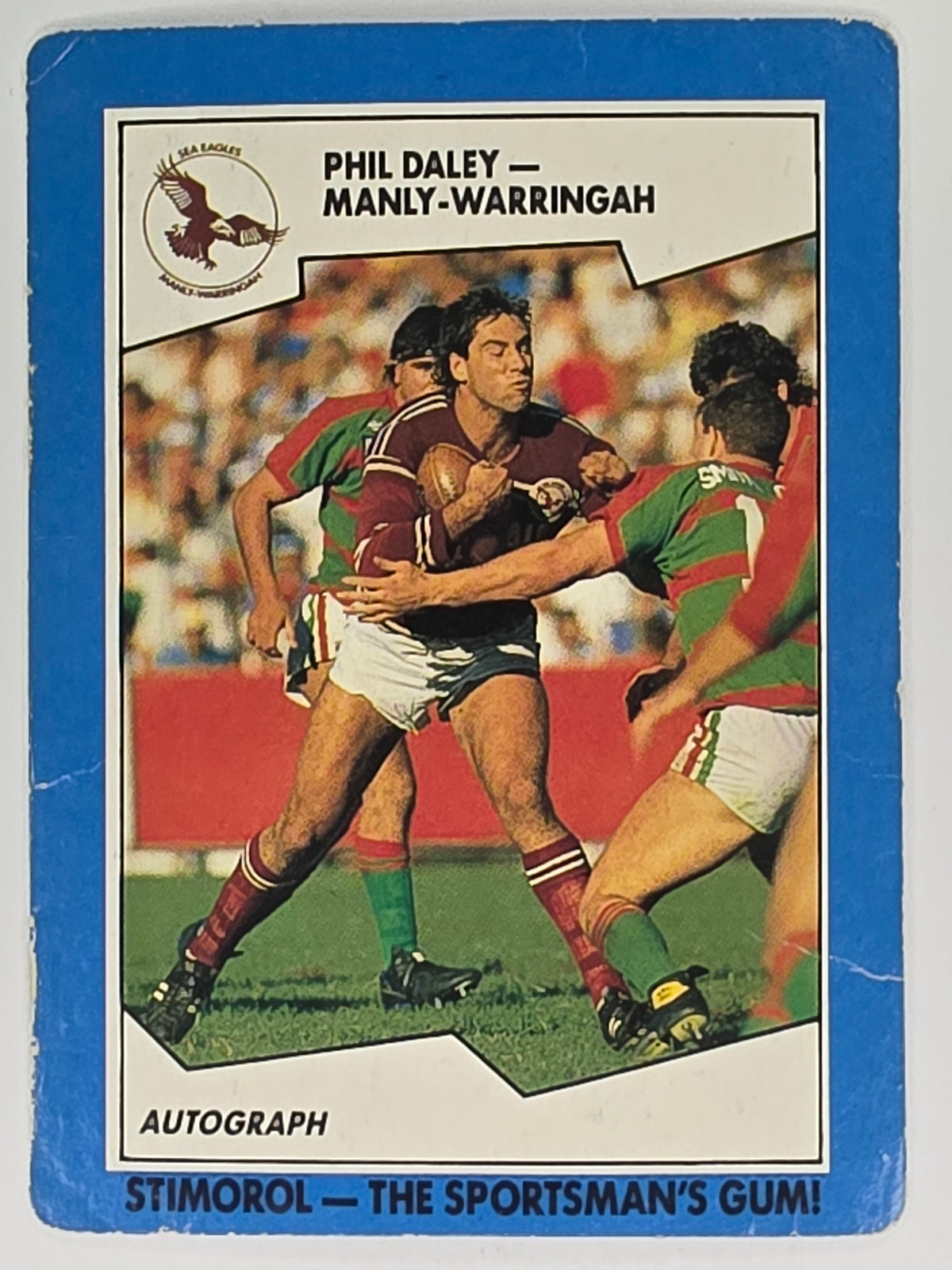 NRL 1989 Scanlens | #44 Phil Daley | Manly Sea Eagles
