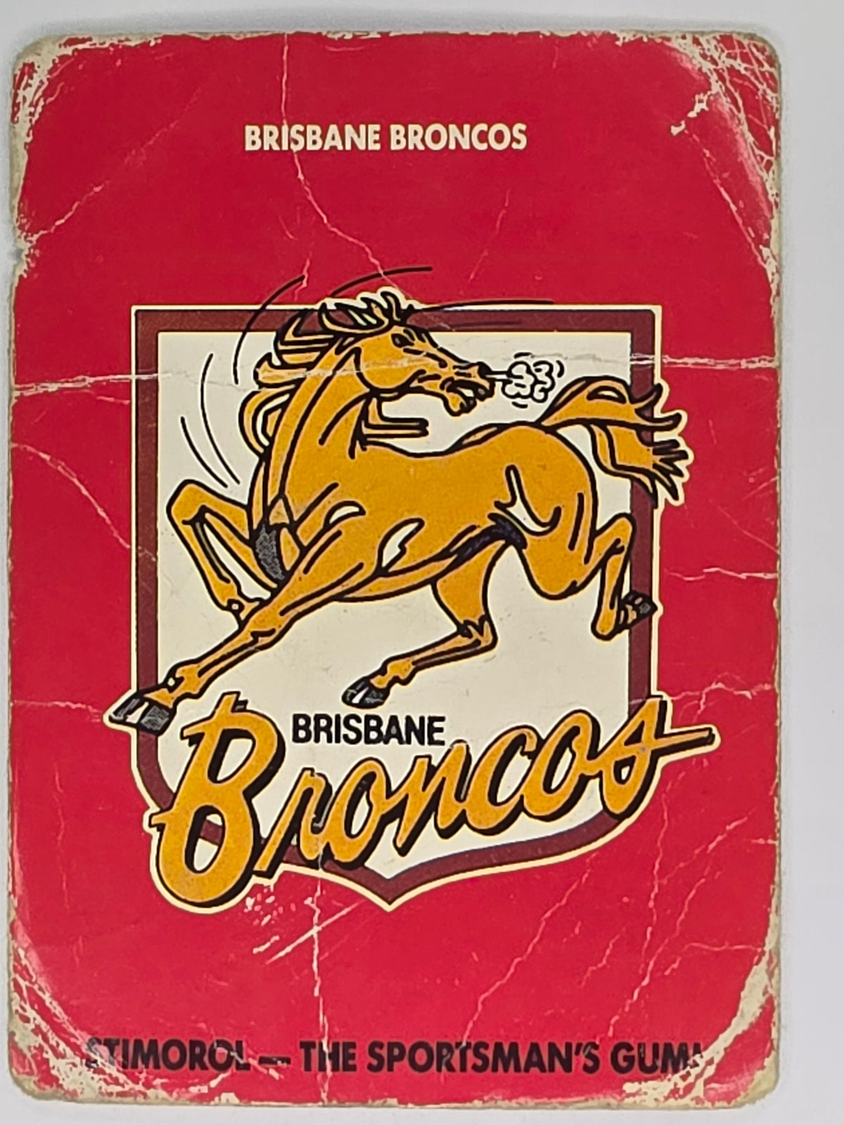 NRL 1989 Scanlens | #61 Brisbane Broncos Logo