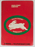 NRL 1989 Scanlens | #71 South Sydney Rabbitohs Logo