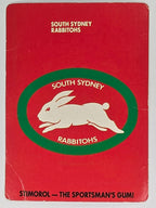NRL 1989 Scanlens | #71 South Sydney Rabbitohs Logo