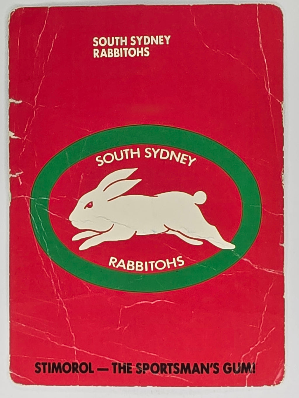 NRL 1989 Scanlens | #71 South Sydney Rabbitohs Logo (b)