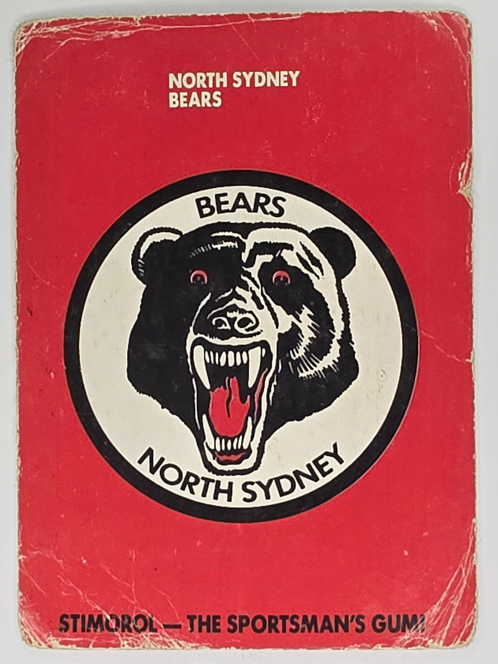 NRL 1989 Scanlens | #81 North Sydney Bears Logo