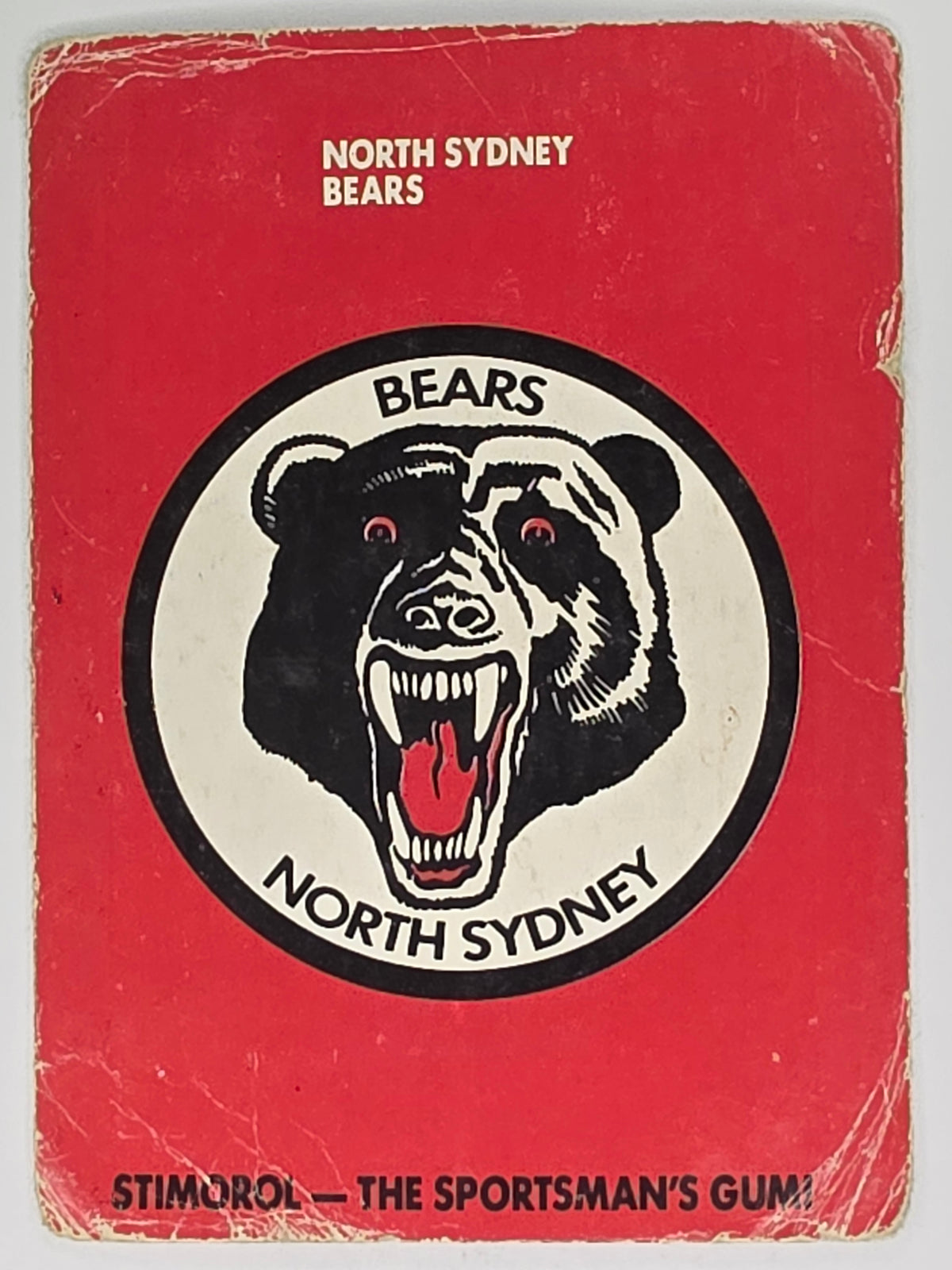 NRL 1989 Scanlens | #81 North Sydney Bears Logo