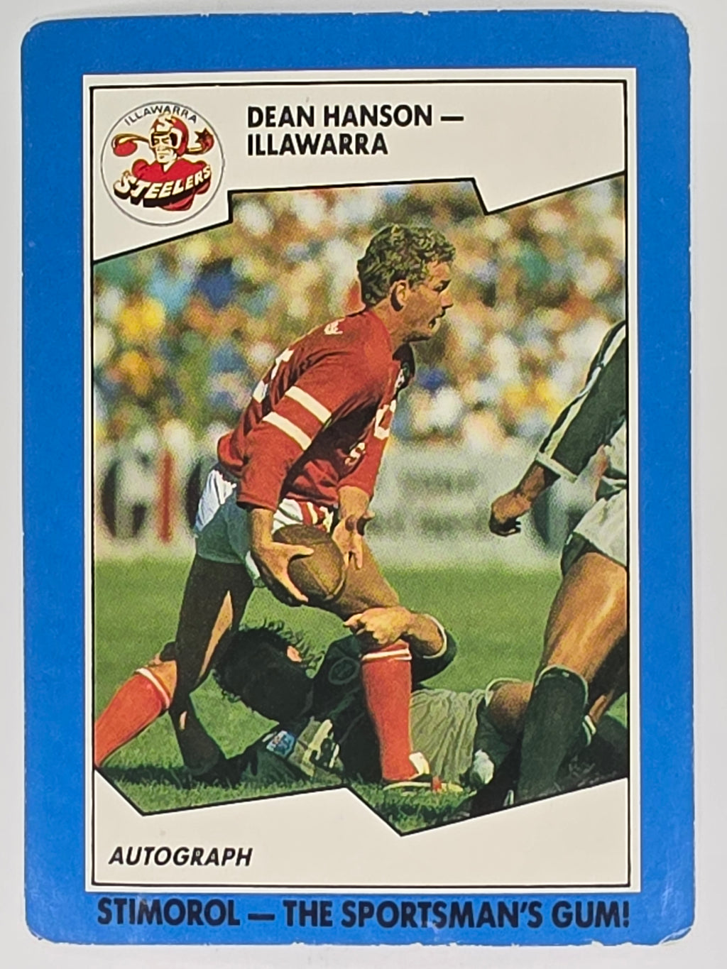 NRL 1989 Scanlens | #121 Dean Hanson | Illawarra Steelers