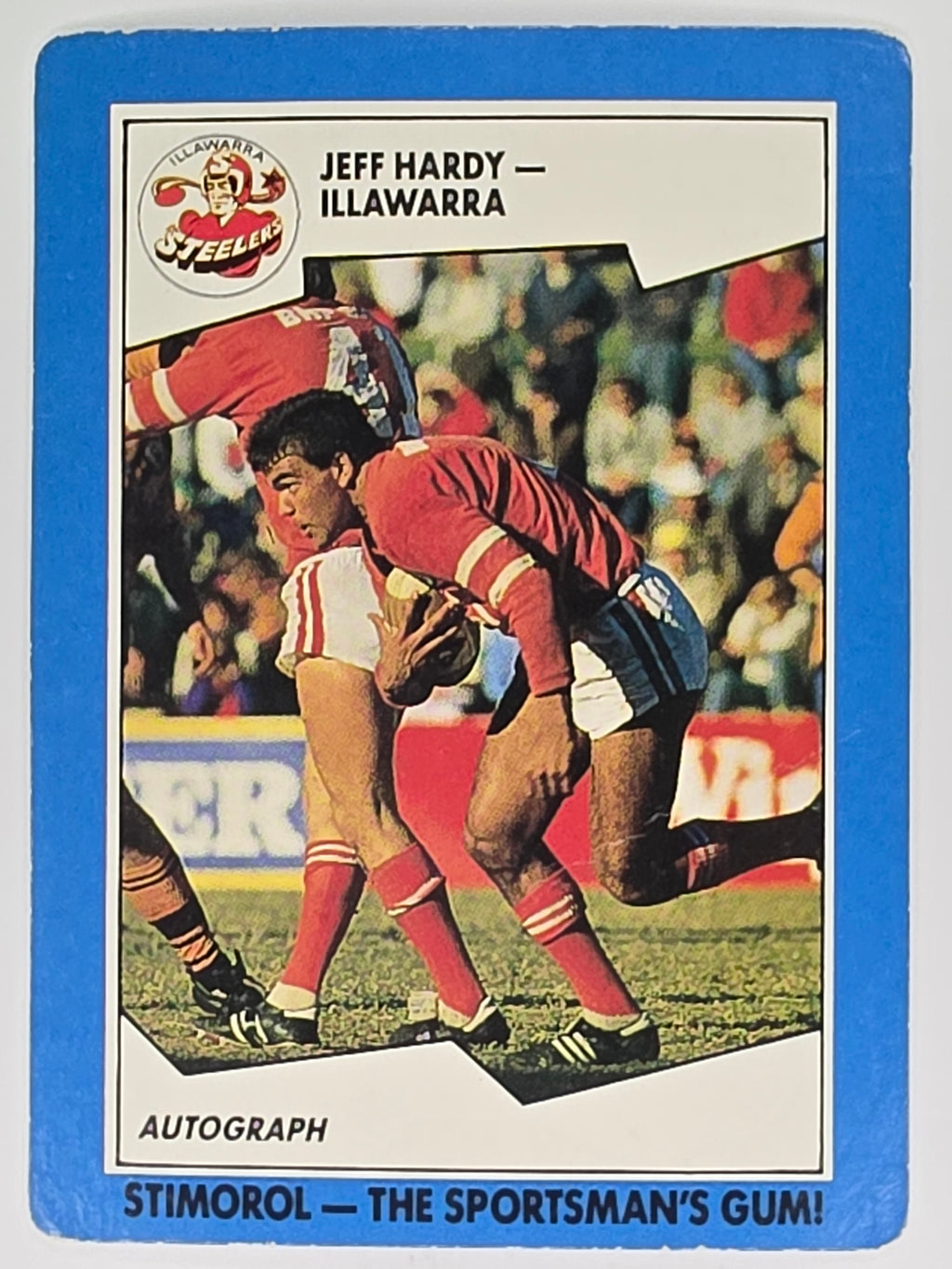 NRL 1989 Scanlens | #124 Jeff Hardy | Illawarra Steelers