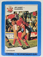 NRL 1989 Scanlens | #124 Jeff Hardy | Illawarra Steelers
