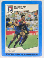 NRL 1989 Scanlens | #129 Brian Quinton | Newcastle Knights (a)