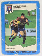 NRL 1989 Scanlens | #133 Tony Butterfield | Newcastle Knights (b)