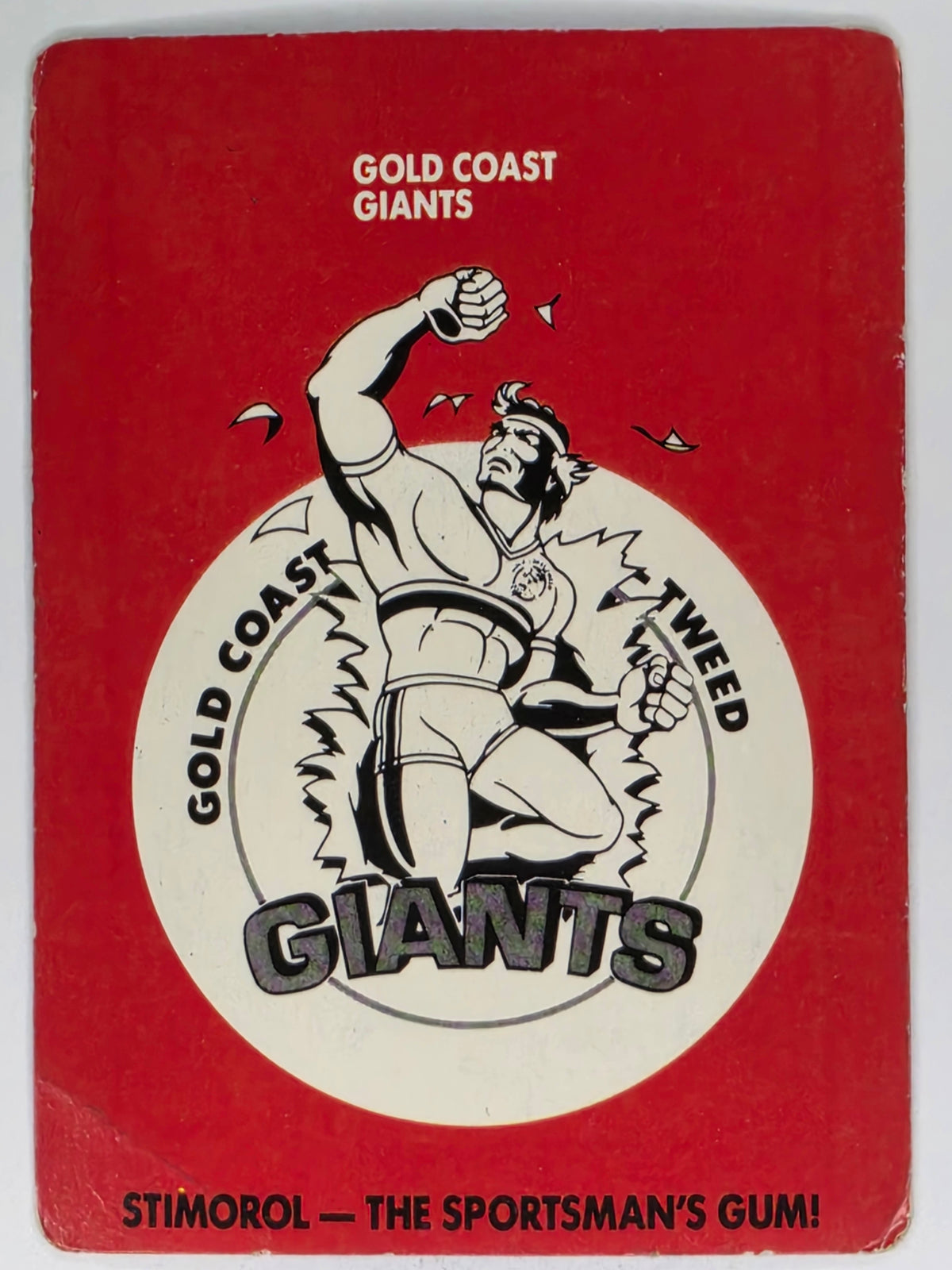 NRL 1989 Scanlens | #134 Gold Coast Giants Logo