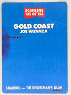 NRL 1989 Scanlens | #135 Joe Vatanza | Gold Coast Giants
