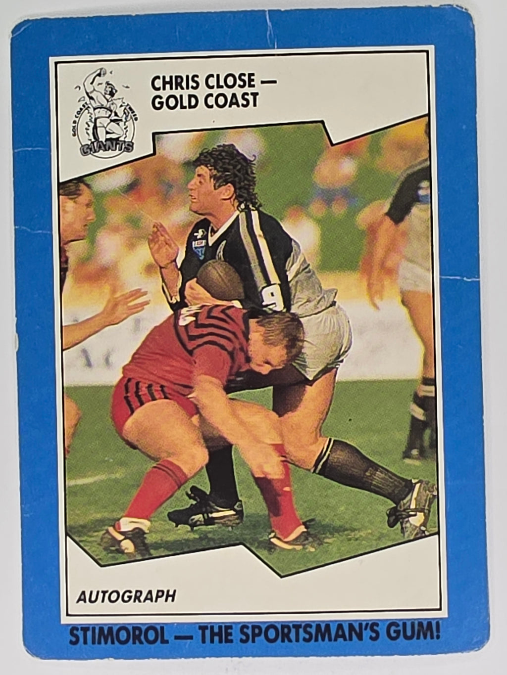 NRL 1989 Scanlens | #138 Chris Close | Gold Coast Giants