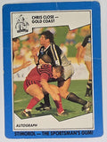 NRL 1989 Scanlens | #138 Chris Close | Gold Coast Giants