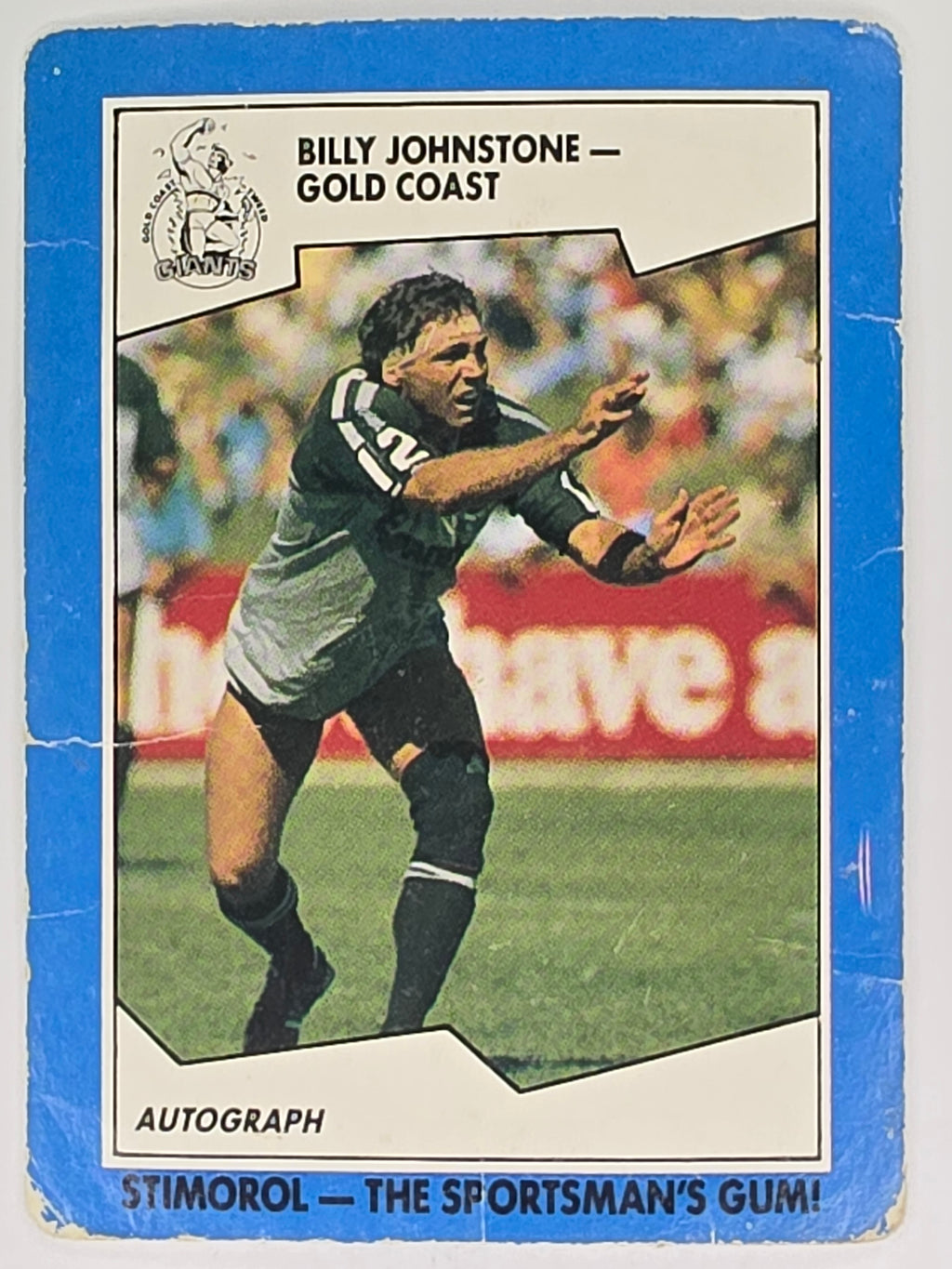 NRL 1989 Scanlens | #141 Billy Johnstone | Gold Coast Giants