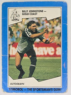 NRL 1989 Scanlens | #141 Billy Johnstone | Gold Coast Giants
