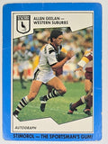 NRL 1989 Scanlens | #148 Allen Geelan | Western Suburbs Magpies