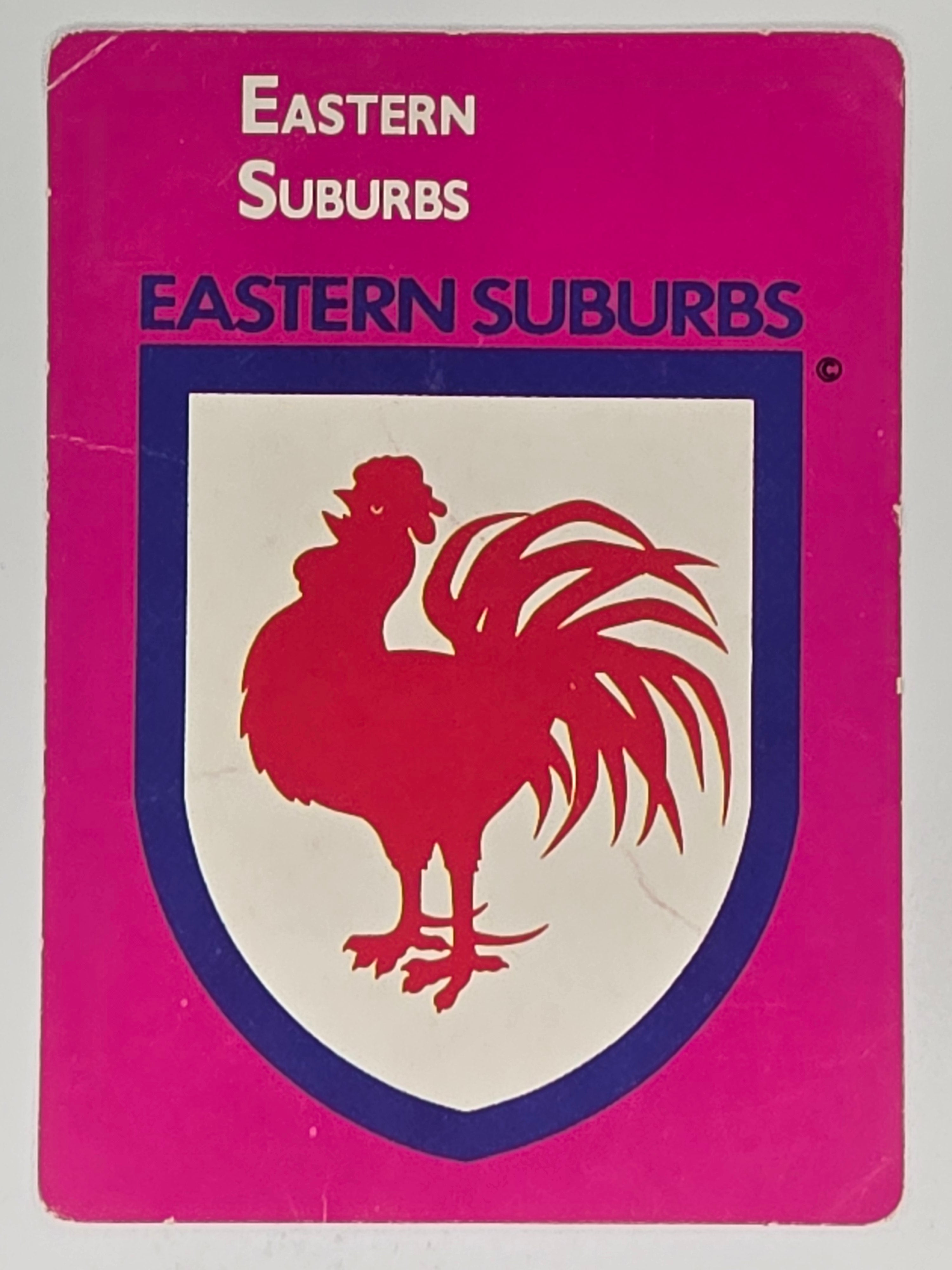 NRL 1988 Scanlens #19 Eastern Suburbs Roosters Logo