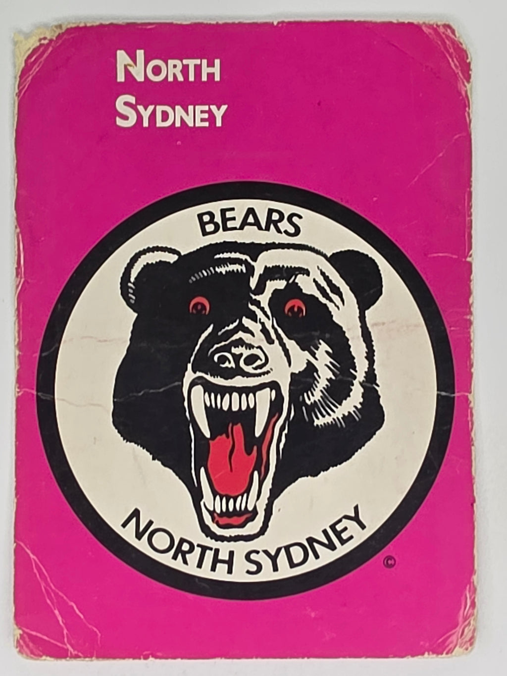 NRL 1988 Scanlens #81 North Sydney Bears Logo